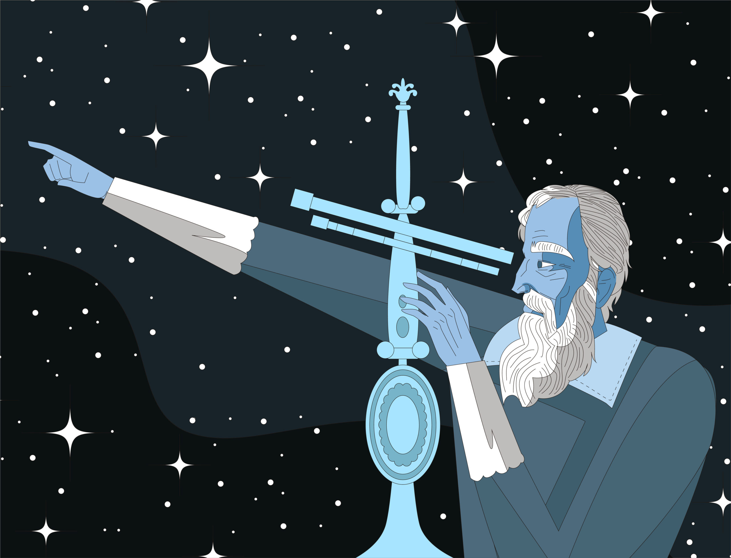 ガリレオと天体望遠鏡